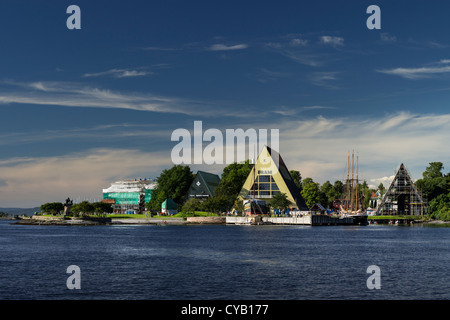 FRAM & KON-TIKI MUSEUM BIGDOY FJORD D'OSLO NORVÈGE Banque D'Images