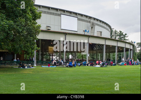 FESTIVAL DE MUSIQUE DE TANGLEWOOD SHED KOUSSEVITZKY LENOX MASSACHUSETTS Banque D'Images