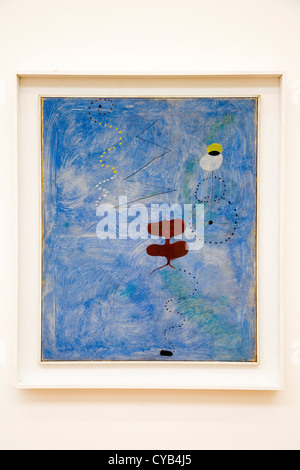 L'Europe, Suisse, Zurich, Kunsthaus, musée d'art, la composition, la peinture de Joan miro, 1925 Banque D'Images