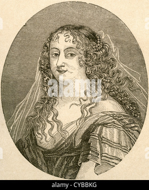 Marie de Rabutin-Chantal, Marquise de Sévigné, 1626 -1696. Aristocrate français et prolifique écrivain lettre. Banque D'Images