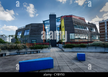 Le Bridge Academy, Hackney, Londres. Conçu par les architectes de succursale. Banque D'Images