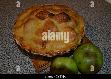 Des tarte aux pommes fraîches 2 Banque D'Images