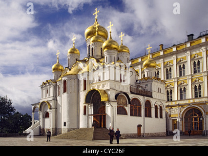 Cathédrale de l'Annonciation (Blagoveshchenskiy sobor) au Kremlin, Moscou, Russie Banque D'Images