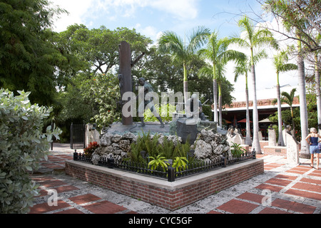 Mémorial historique de Key West en Floride usa jardin de sculptures Banque D'Images