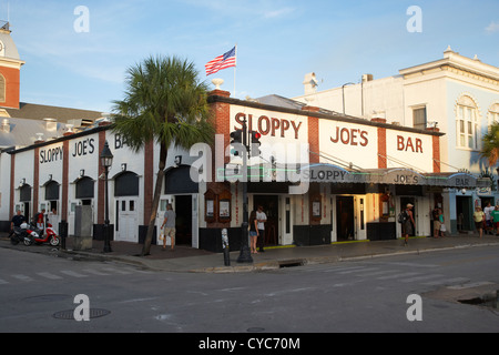 Sloppy joes bar duval street key west florida usa Banque D'Images