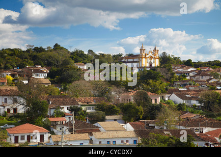 Avis de Tiradentes, Minas Gerais, Brésil Banque D'Images