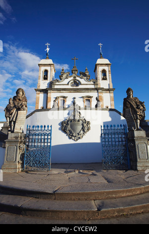 Sanctuaire de Bom Jesus de Matosinhos (Site du patrimoine mondial de l'UNESCO), Congonhas, Minas Gerais, Brésil Banque D'Images