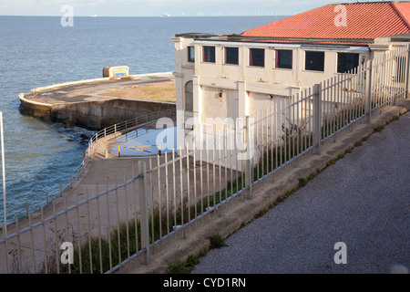 Cliftonville abandonnés Lido, Margate, Kent, UK Banque D'Images