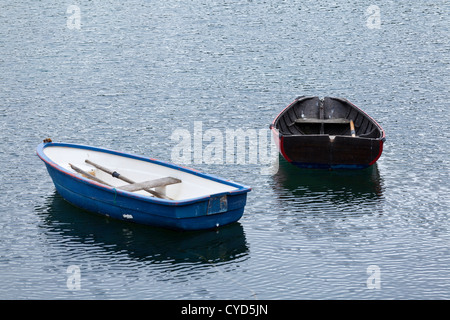 Barque flottant sur le Lough hyne lac marine West Cork Irlande Banque D'Images