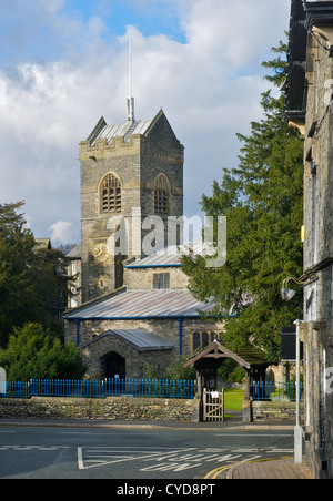 L'église St Martin, Bowness, près de Lake Windermere, Parc National de Lake District, Cumbria, Angleterre, Royaume-Uni Banque D'Images