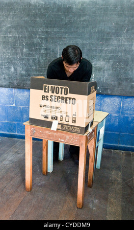 Le vote des citoyens Costa Rica San José - Élections municipales Banque D'Images