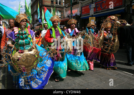 Mela Baishakhi Parade, Brick Lane, Londres Banque D'Images