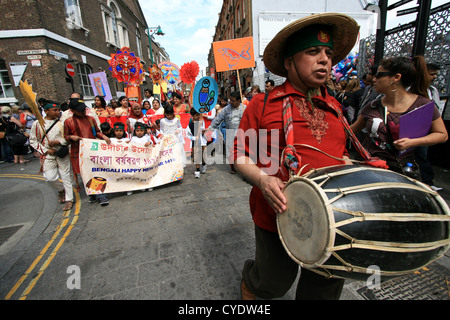 Mela Baishakhi Parade, Brick Lane, Londres Banque D'Images