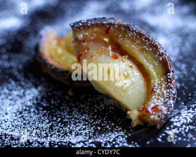 Tarte aux poires et au piment Banque D'Images