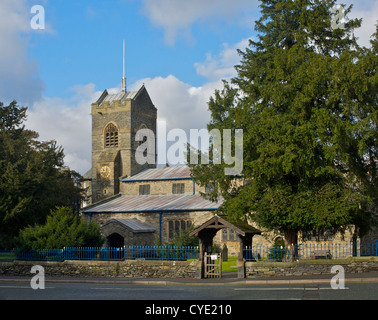 L'église St Martin, Bowness, près de Lake Windermere, Parc National de Lake District, Cumbria, Angleterre, Royaume-Uni Banque D'Images