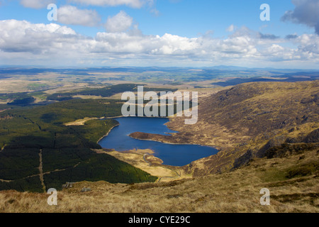 Loch Dungeon de Rhinns de Kells, Galloway Hills, Dumfries et Galloway, Écosse Banque D'Images