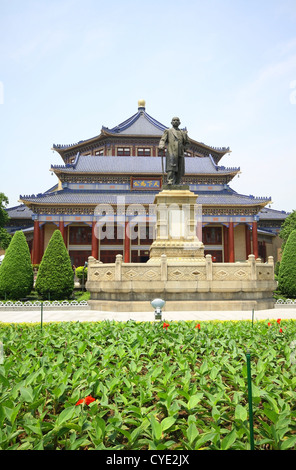 Sun Yat-sen Memorial Hall monument à Guangzhou, Chine Banque D'Images