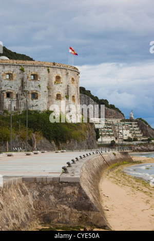 L'Espagne, Cantabria, Cantabria Région Province, Santona, forteresse Fuerte de San Martin Banque D'Images