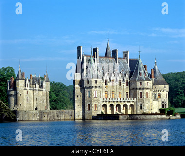 8310. Château de la Bretesche, Missillac, Loire Atlantique, France, Europe Banque D'Images