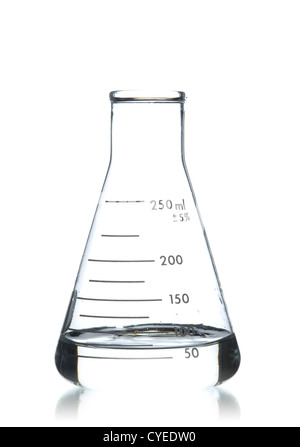 Erlenmeyer verre 250 ml, Banque D'Images