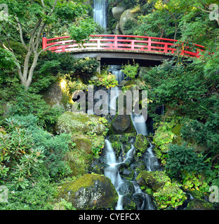 Cascade pittoresque en Japonais Hirosaki, Japon. Banque D'Images