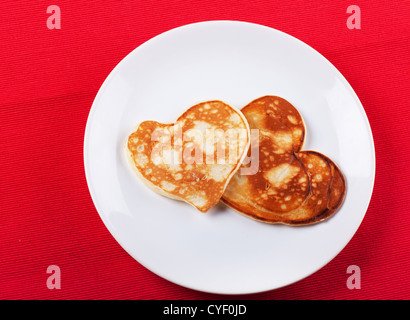 Petit-déjeuner romantique Banque D'Images