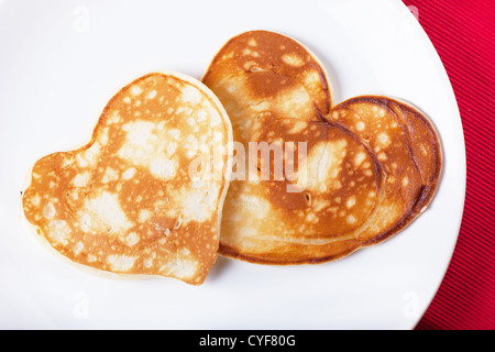 Petit-déjeuner romantique Banque D'Images