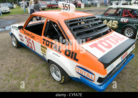 Ford Escort mk2 2000 classic hot rod barry lee course pilote de stock car racing cars 1980 uk Banque D'Images