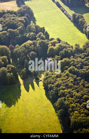 Les Pays-Bas, 's-Graveland, le domaine rural appelé Gooilust. Vue aérienne. Banque D'Images