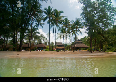 Paradis tropical resort, sur l'île de Koh Kood, Thaïlande Banque D'Images