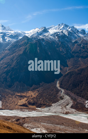 Le mont Everest, Népal Banque D'Images