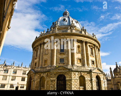 1 e année énumérés Radcliffe Camera par James Gibbs partie de la Bodleian Library Oxford Oxfordshire England Europe Banque D'Images