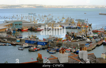 Port de Brixham Devon Banque D'Images