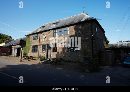 La montagne Skirrid Inn, Llanfihangel Crucorney, à quelques kilomètres au nord de Galles, UK Banque D'Images