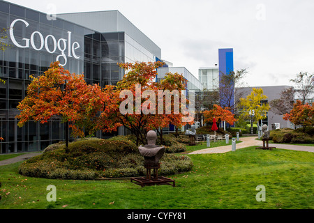 Le complexe du siège de Google, également connu sous le nom de "Googleplex" Banque D'Images