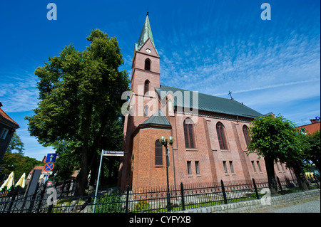 Olsztyn - précédemment Allenstein - dans le nord-est de la Pologne Banque D'Images