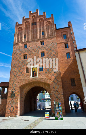 Olsztyn - précédemment Allenstein - dans le nord-est de la Pologne Banque D'Images