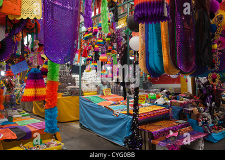 Día de los Muertos Marchandises sur cale au marché de la Jamaïque à Mexico DF Banque D'Images