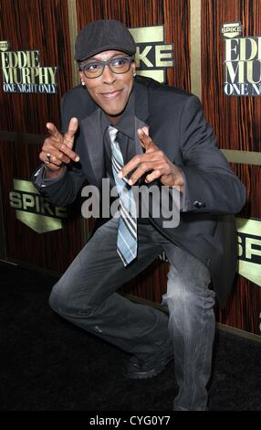 Le 3 novembre 2012 - Los Angeles, Californie, États-Unis - Arsenio Hall assiste à Spike TV's ''Eddie Murphy : One Night Only'' sur l'événement 3 novembre 2012 au Saban Theatre,Los Angeles,CA.USA.(Image Crédit : © TLeopold ZUMAPRESS.com)/Photos/Globe Banque D'Images