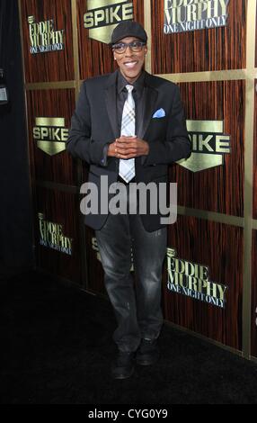 Le 3 novembre 2012 - Los Angeles, Californie, États-Unis - Arsenio Hall assiste à Spike TV's ''Eddie Murphy : One Night Only'' sur l'événement 3 novembre 2012 au Saban Theatre,Los Angeles,CA.USA.(Image Crédit : © TLeopold ZUMAPRESS.com)/Photos/Globe Banque D'Images