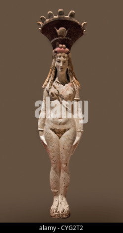 Isis Aphrodite grande déesse de la fécondité mariage naissance renaissance Roman 2e siècle après J.-C. L'Égypte Égypte 49,5 cm en terre cuite Banque D'Images