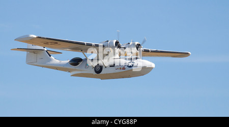 G-PBYA Mlle Pick Up est le nom de ce vénérable Consolidated PBY Catalina Banque D'Images