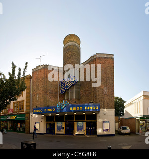 Salle de Bingo Gala dans l'ancien Cinéma Regal 1930 à Kettering, Northamptonshire, Angleterre Banque D'Images