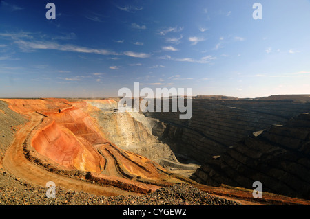 Le Superpit mine à ciel ouvert, Kalgoorlie, Australie occidentale. Pas de PR Banque D'Images