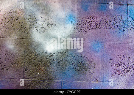 Graffiti peint sur le mur, Milano, Italie Viale Federico Caprilli Banque D'Images