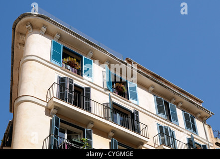 Gebäude, Carrer de Sant Nicolau, Palma, Majorque, Espagne. | Bâtiment, Carrer de Sant Nicolau, Palma, Majorque, Espagne. Banque D'Images