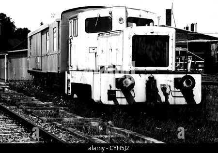 Vieille locomotive à vapeur Banque D'Images