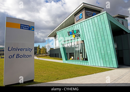 Nouveau Bolton un bâtiment, santé, loisirs et centre de recherche, l'Université de Bolton (NHS  +  + Conseil), Bolton, gtr Manchester, Royaume-Uni Banque D'Images