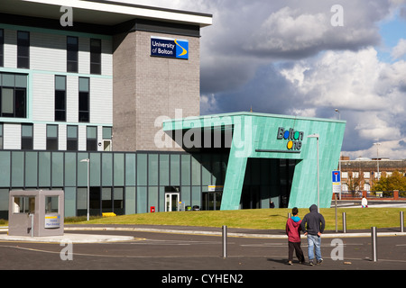 Nouveau Bolton un bâtiment, santé, loisirs et centre de recherche, l'Université de Bolton (NHS  +  + Conseil), Bolton, gtr Manchester, Royaume-Uni Banque D'Images