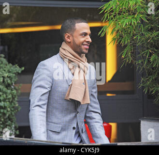 JLS laisser ITV studios London South Bank après avoir effectué sur des femmes programme 6 Novembre 2012 Banque D'Images